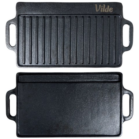 Płyta do grillowania żeliwna dwustronna CAST LINE 40x20.5 cm VILDE 199046