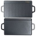 Płyta do grillowania żeliwna dwustronna CAST LINE 45.5x22.5 cm VILDE 199047