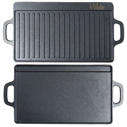 Płyta do grillowania żeliwna dwustronna CAST LINE 45.5x22.5 cm VILDE 199047