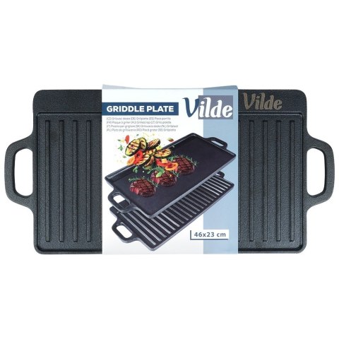 Płyta do grillowania żeliwna dwustronna CAST LINE 45.5x22.5 cm VILDE 199047