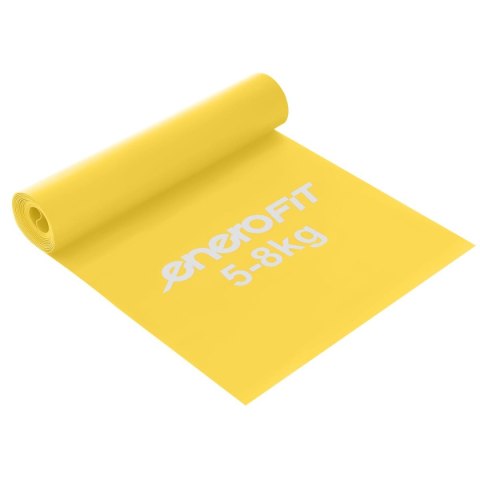 TAŚMA TRENINGOWA DO ĆWICZEŃ PILATES 2000x150x0,25MM 5-8KG ŻÓŁTA