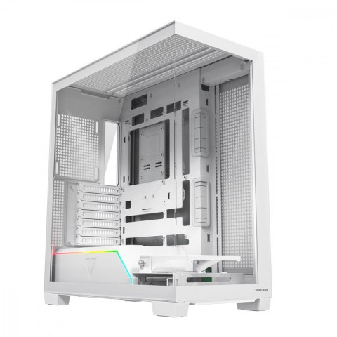 Obudowa PC VOLCANO STELLAR PLUS ARGB MIDI NF Biała