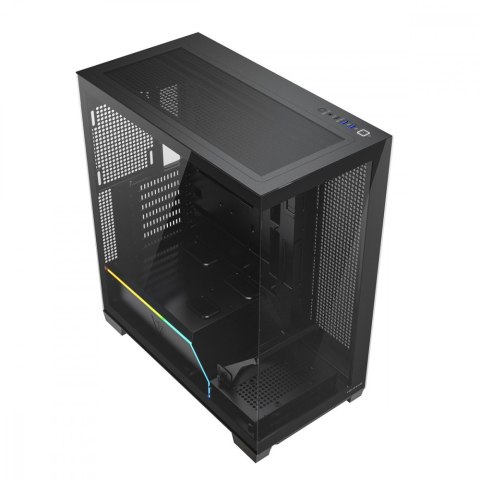 Obudowa PC VOLCANO STELLAR PLUS ARGB MIDI NF Czarna