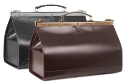 BIG torba skórzana kufer 45 PK6 BLACK