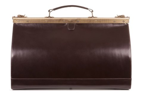 BIG torba skórzana kufer 45 PK6 BLACK