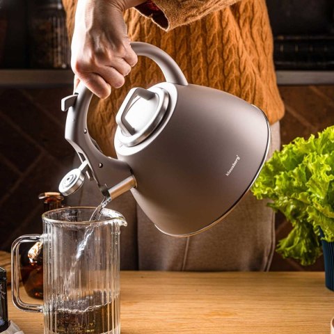 CZAJNIK STALOWY Z GWIZDKIEM 2,5L KLAUSBERG KB-7953