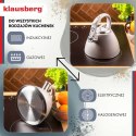 CZAJNIK STALOWY Z GWIZDKIEM 2,5L KLAUSBERG KB-7953