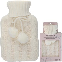 TERMOFOR GUMOWY W POKROWCU ALPINA 0,7L BIAŁY