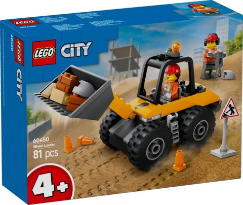 LEGO 60450 CITY - Żółta ładowarka kołowa