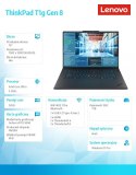 Ultrabook ThinkPad T1G G8 21TD0002PB W11Pro Ultra 7 255H/32GB/1TB/RTX 5060 8GB/16.0 WUXGA/Black/3YR Premier NBD + 3YRS Ci + CO 