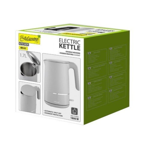 Czajnik elektryczny 1,7l 1800W MR-037-GREY
