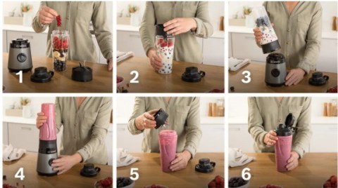 Mini blender z butelką ToGo MMB2111S