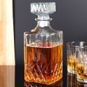 Karafka do whisky nalewki na alkohol napoje szklana 900ml VILDE 139609