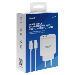 Ładowarka sieciowa z kablem 20W LA-13