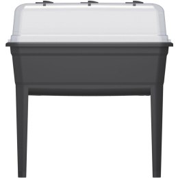 SZKLARNIA STOJĄCA ROZSADNIK RESPANA SET ECOLINE 74,6x77,7x36,8CM ANTRACYT