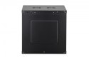 Szafa sieciowa wisząca Dynamic 19" 12U rack 607x600x450mm, drzwi szyba, czarna, niezłożona, 60kg