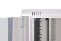 Szafa sieciowa wisząca Dynamic 19" 12U rack 607x600x600mm, drzwi szyba, szara, niezłożona, 60kg