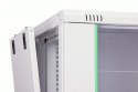 Szafa sieciowa wisząca Dynamic 19" 16U rack 785x600x450mm, drzwi szyba, szara, niezłożona, 60kg
