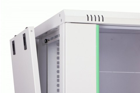 Szafa sieciowa wisząca Dynamic 19" 16U rack 785x600x450mm, drzwi szyba, szara, niezłożona, 60kg