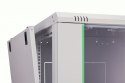 Szafa sieciowa wisząca Dynamic 19" 16U rack 785x600x600mm, drzwi szyba, szary, niezłożona, 60kg