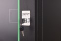 Szafa sieciowa wisząca Dynamic 19" 7U rack 385x600x450mm, drzwi szyba, czarna, niezłożona, 60kg