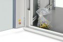 Szafa sieciowa wisząca Dynamic 19" 7U rack 385x600x600mm, drzwi szyba, szara, niezłożona, 60kg