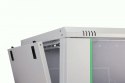Szafa sieciowa wisząca Dynamic 19" 7U rack 385x600x600mm, drzwi szyba, szara, niezłożona, 60kg