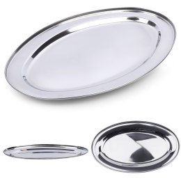 Taca do serwowania metalowa owalna 34x21.5cm EXCELLENT HOUSEWARE 139388