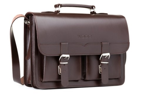 Teczka skórzana 2w1 VINTAGE P112 BROWN