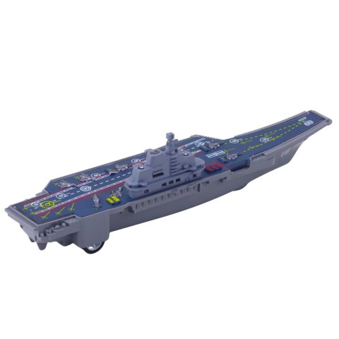 Lotniskowiec Militarny Wojskowy Napęd Światła Dźwięki 24 cm