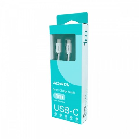 Kabel USB-C do USB-C 2.0/100W 100cm biały