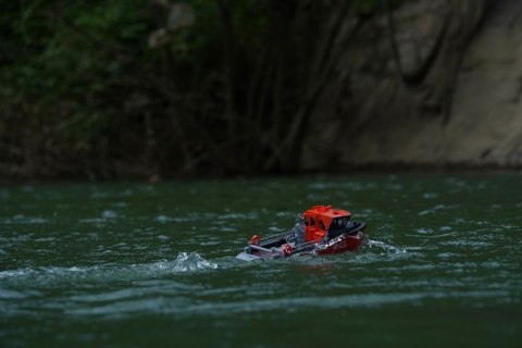 Łódź motorowa SNIG Rescue Turbojet Boat 2.4Ghz RTR Czarna - Heng Long 3702