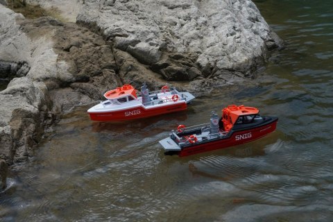 Łódź motorowa SNIG Rescue Turbojet Boat 2.4Ghz RTR Czarna - Heng Long 3702