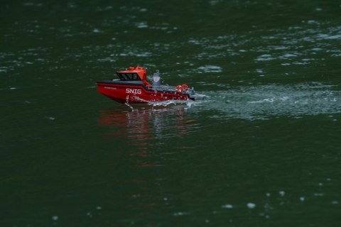 Łódź motorowa SNIG Rescue Turbojet Boat 2.4Ghz RTR Czarna - Heng Long 3702