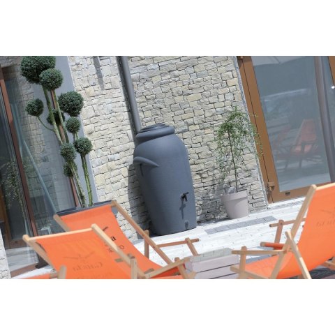 ZBIORNIK POJEMNIK NA WODĘ DESZCZÓWKĘ AQUACAN 210L SZARY