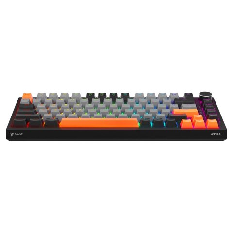 Klawiatura magnetyczna ASTRAL Black OUTEMU White Jade Magnetic RGB 3 kolory keycapów