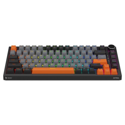 Klawiatura magnetyczna ASTRAL Black OUTEMU White Jade Magnetic RGB 3 kolory keycapów