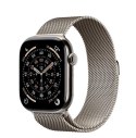 Watch Series 11 GPS + Cellular koperta 46 mm z tytanu w kolorze naturalnym, bransoleta mediolańska w kolorze naturalnym - rozmia