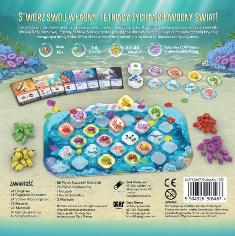 GRA SHALLOW SEA: WIELKA RAFA KORALOWA - podstawa - OGRY GAMES