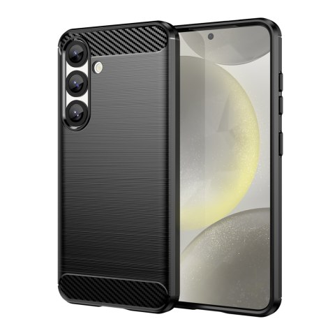 Etui elastyczne silikonowe na Samsung Galaxy F06 5G Carbon Case - czarne