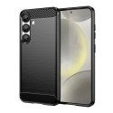 Etui elastyczne silikonowe na Samsung Galaxy M16 5G Carbon Case - czarne