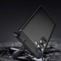 Etui elastyczne silikonowe na Xiaomi 15 Ultra Carbon Case - czarne