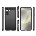 Etui elastyczne silikonowe na Xiaomi Poco F7 Ultra Carbon Case - czarne