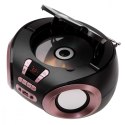 Radio Boombox CD MP3 AD1181 czarno-miedziany