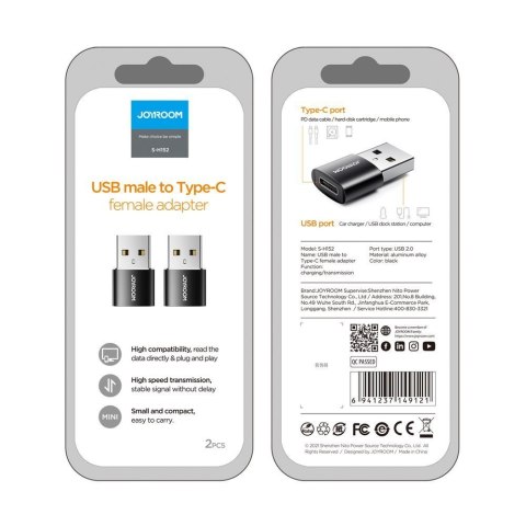 Adapter przejściówka USB-C - USB-A - 2 szt.