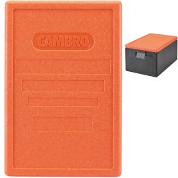 Pokrywa do pojemników Cam GoBox ładowanych od góry 600x400 mm - pomarańczowa