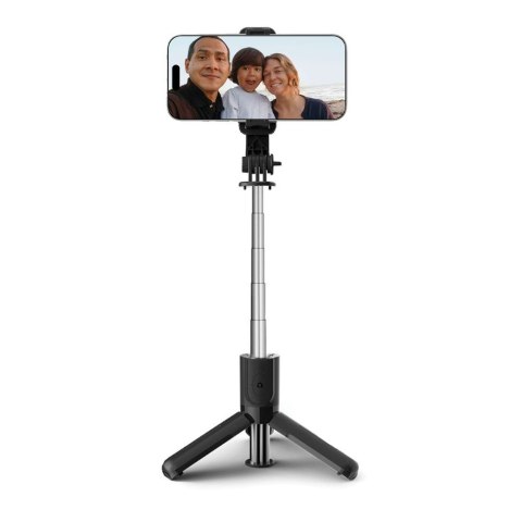 Selfie stick kijek statyw do zdjęć tripod Bluetooth do 72cm - czarny