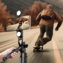 Selfie stick teleskopowy statyw do zdjęć z podwójną lampą i uchwytem na telefon 1.75m