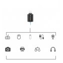 Adapter przejściówka iPhone Lightning - USB-A OTG - czarny