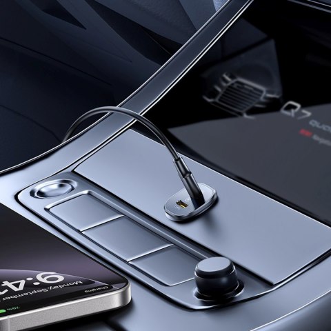 Ładowarka samochodowa 2 x USB-C 30W - czarna